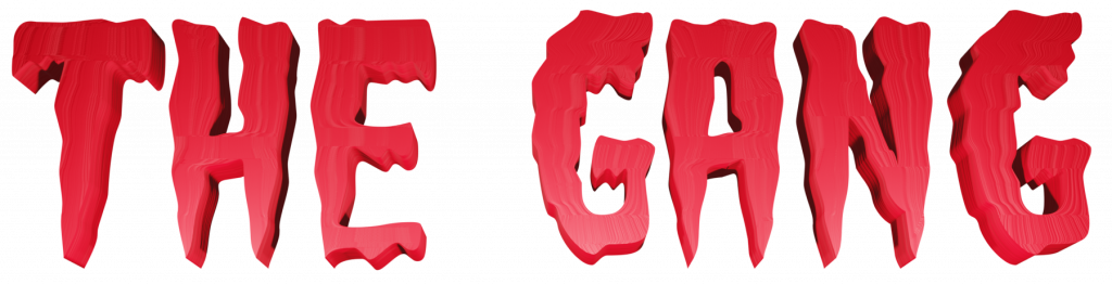 Stylised text saying 'THE-GANG'